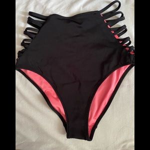High waist bikini bottom